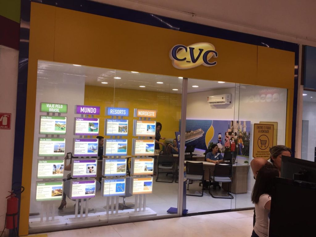 CVC está entre as três marcas que mais crescem no Brasil