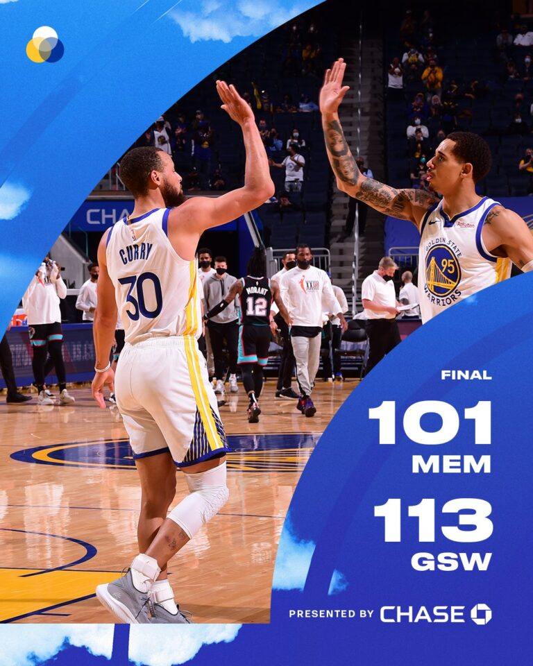 Curry faz história e Warriors garantem oitava posição contra os Grizzlies