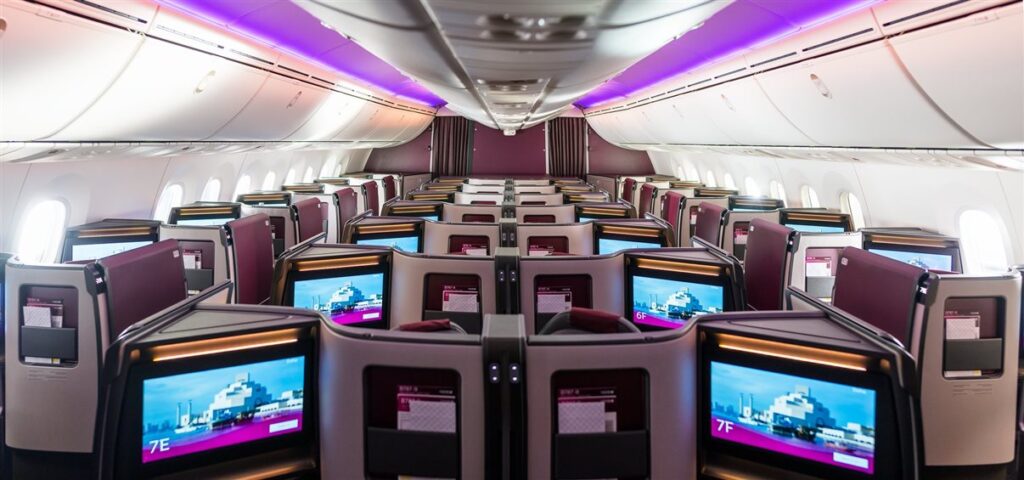 Passageiro especial :O sonho de voar no 787-9 Dreamliner pela Qatar Airways