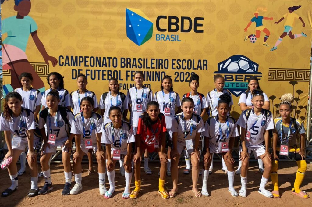 Escolas da rede estadual estreiam com vitória no Brasileiro Escolar de Futebol Feminino em Palmas