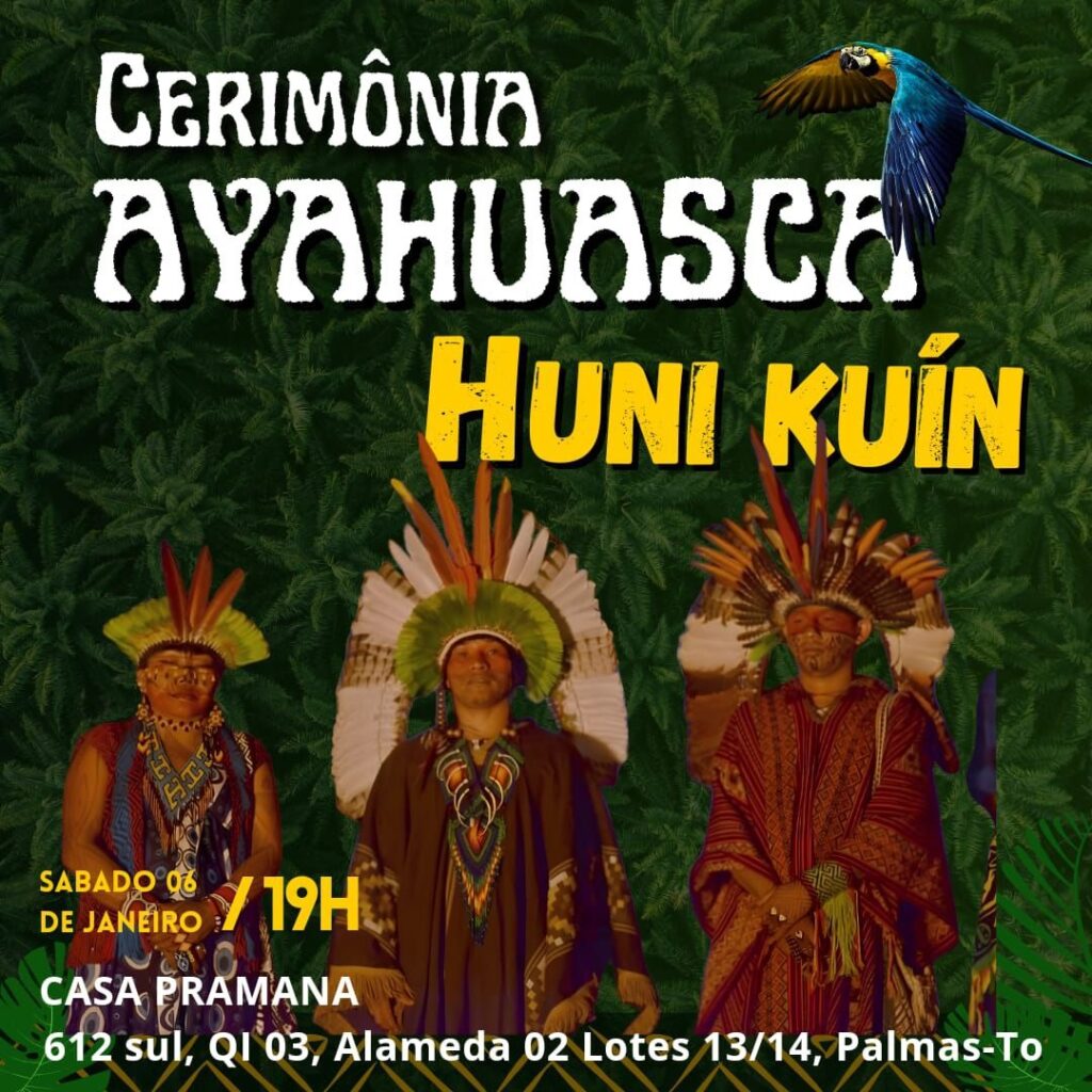 Casa Pramana traz a Palmas cerimônia tradicional Huni Kuî